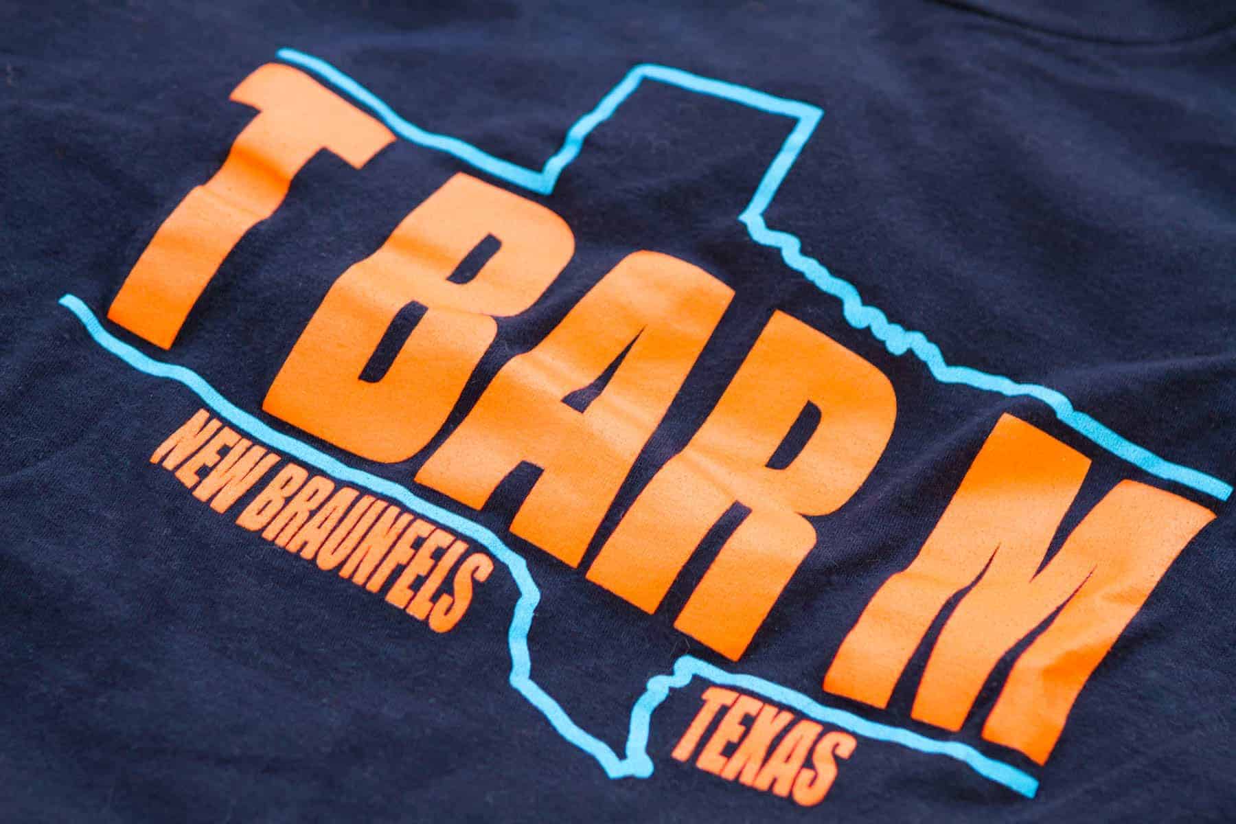 T-Bar-M Summer Camp Black T-Shirt Design