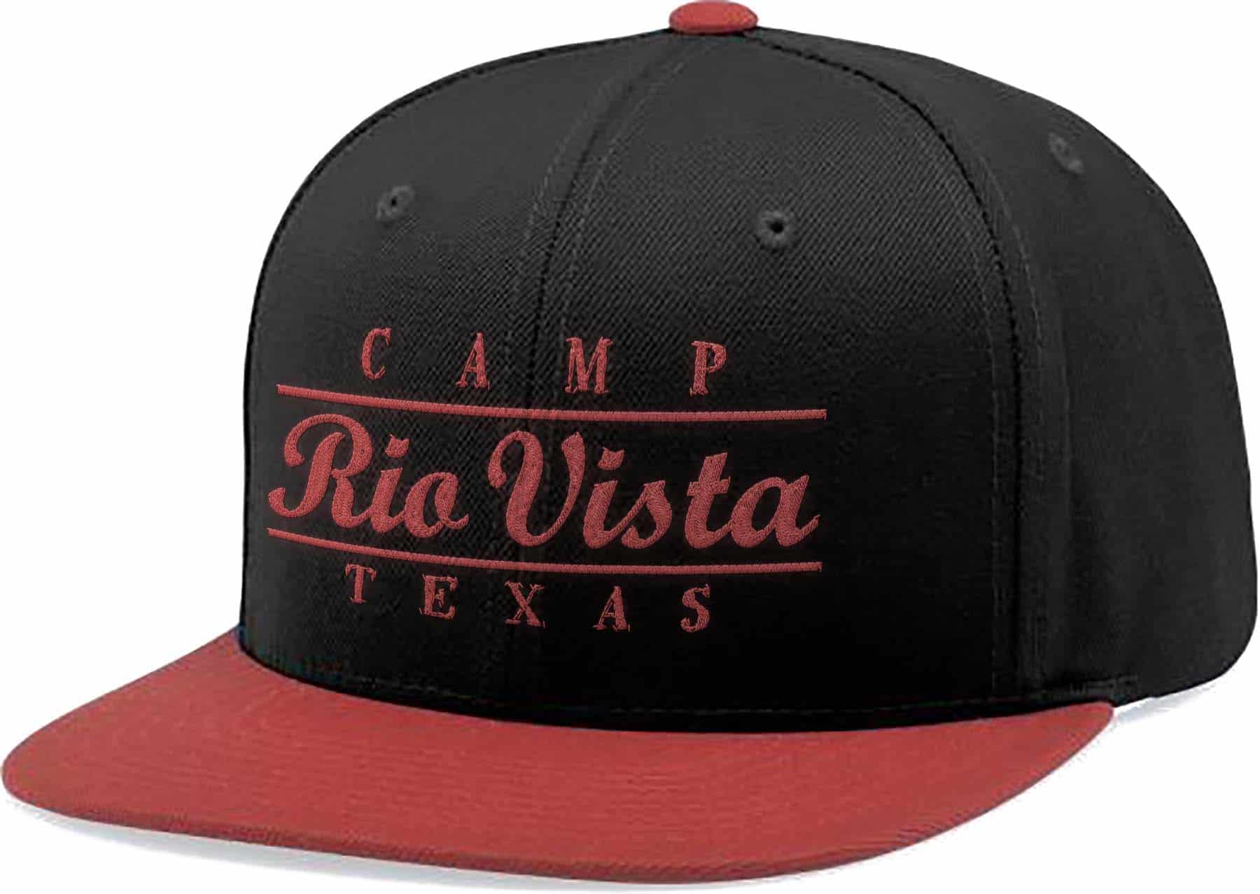 Image of a custom designed hat for summer camps to order