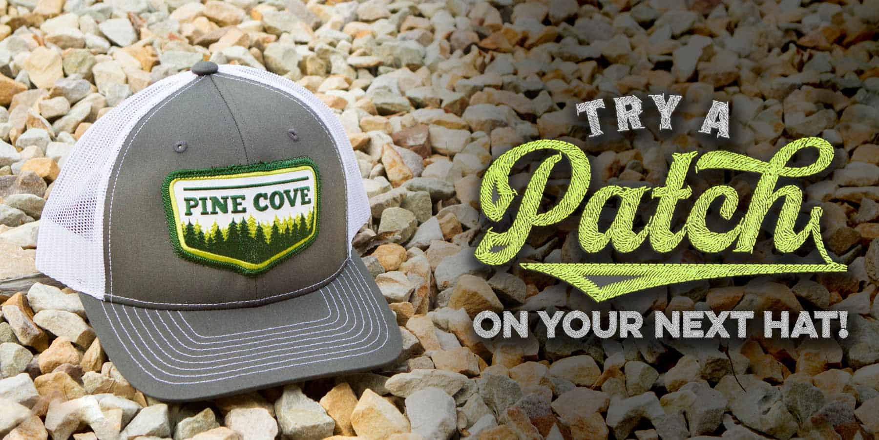How to put patch on hat