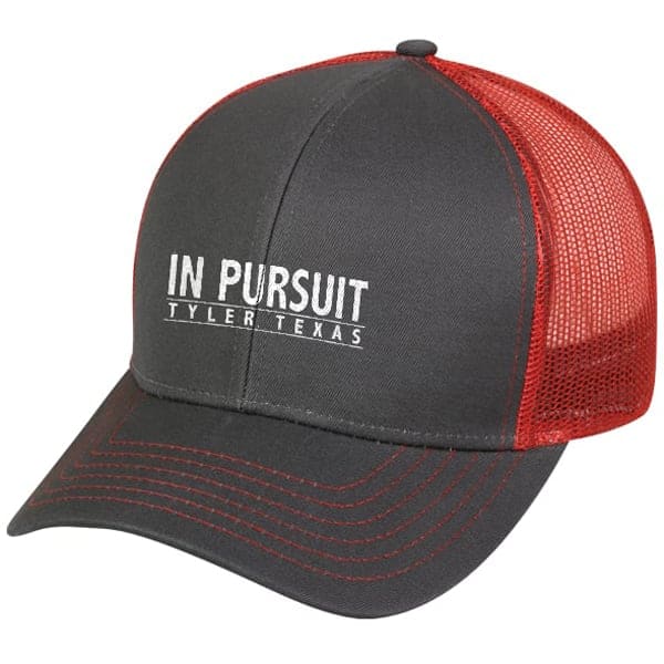 Image of design t3-on outdoor cap mbw 600 charcoal and red